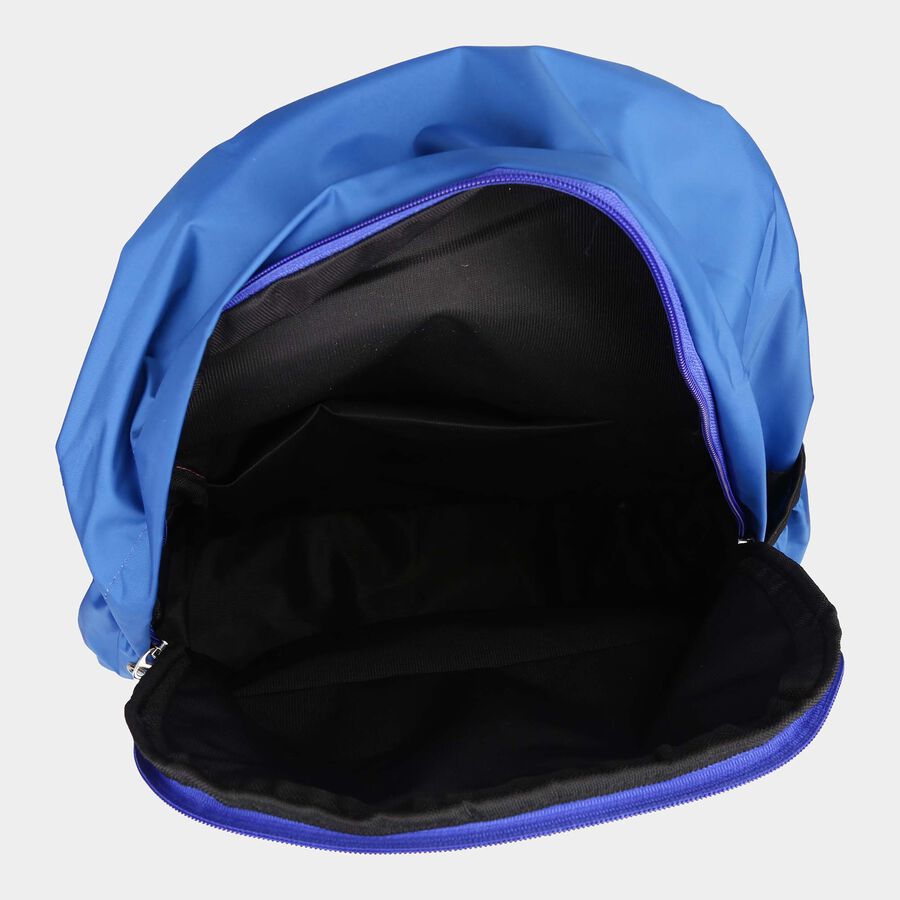 Women's Navy Blue Polyurethane Backpack, , large image number null