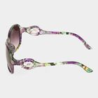 Women's Plastic Gradient Round Sunglasses, , small image number null