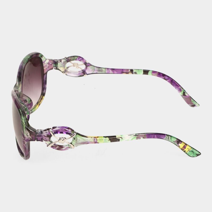 Women's Plastic Gradient Round Sunglasses, , large image number null