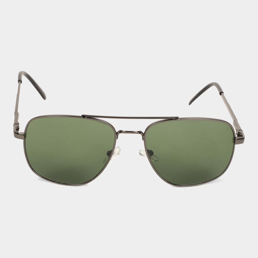 Men's Metal Gradient Square Sunglasses, , large image number null