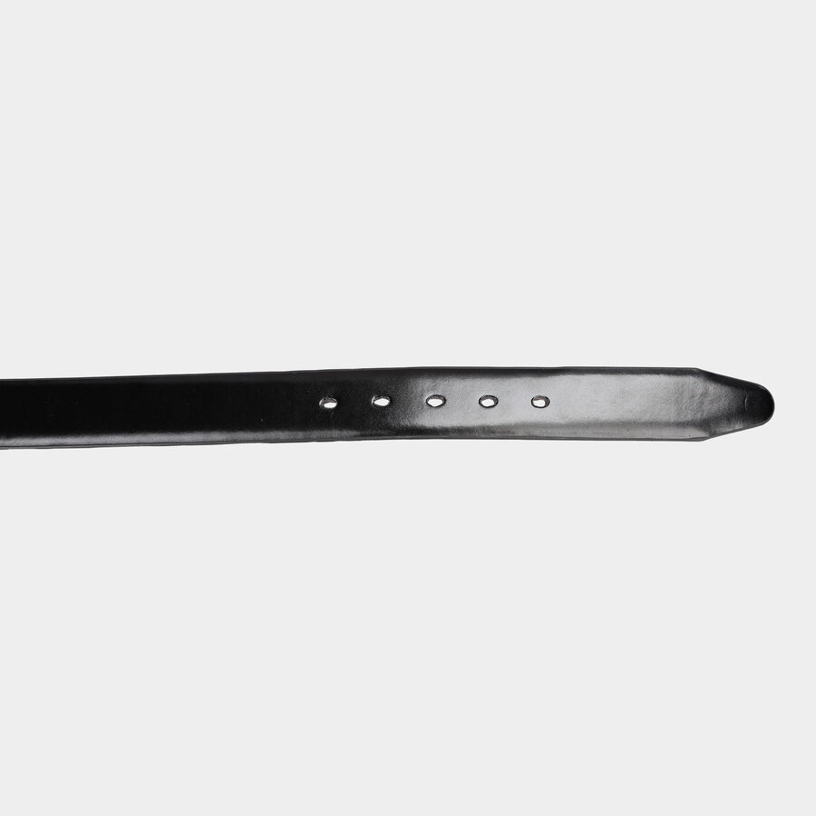 Men's Black Polyurethane Formal Belt, , large image number null