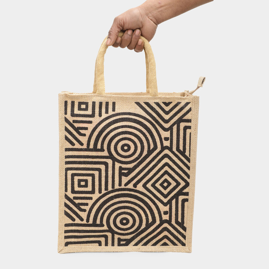 Beige Jute Bag, , large image number null