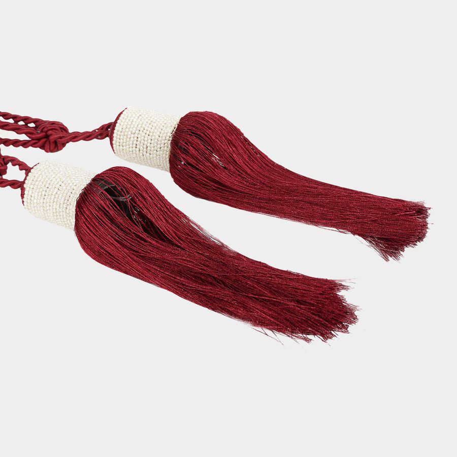 Maroon Microfiber Tieback Rope, , large image number null
