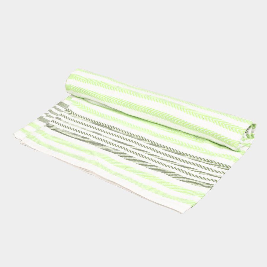 220 GSM Green Cotton Blend Bath Towel, , large