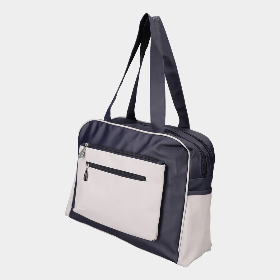 Women's Grey Polyurethane Tote Bag, , large image number null