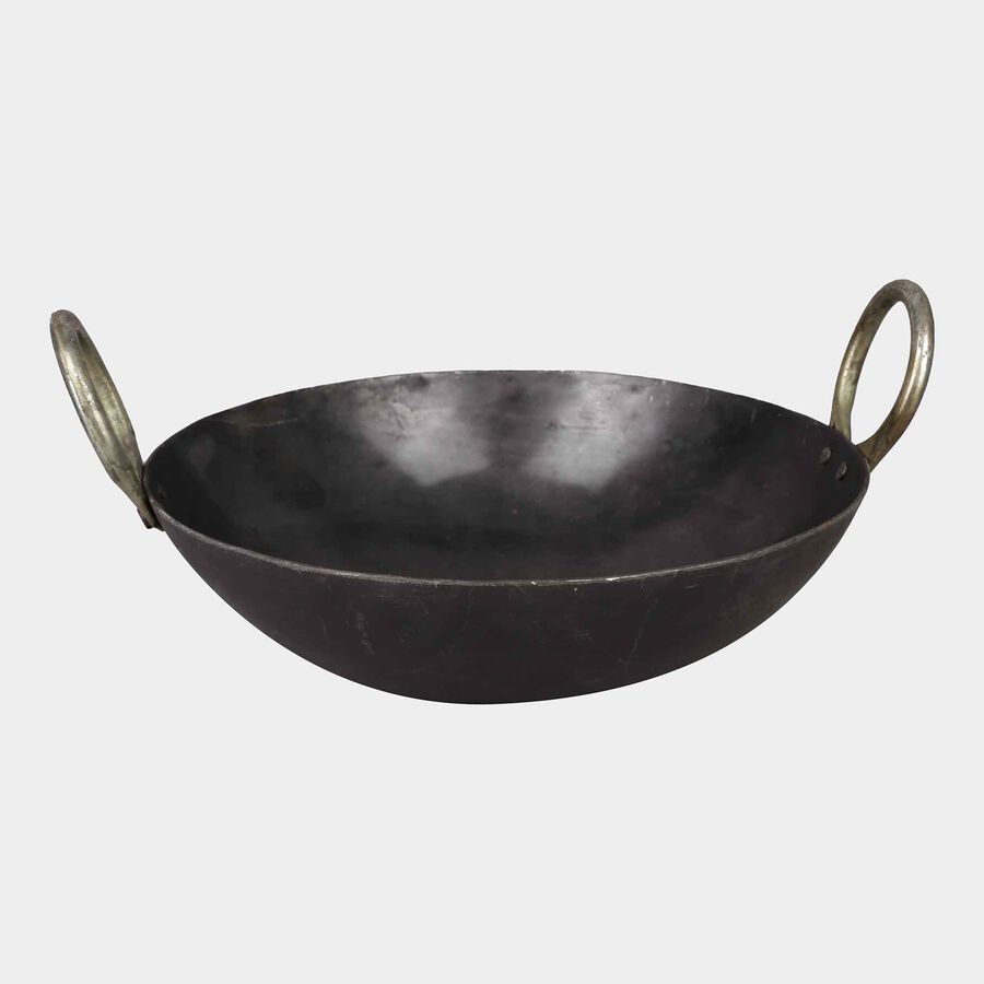 Deep Frying Iron Kadhai - 30 Cm, , large image number null