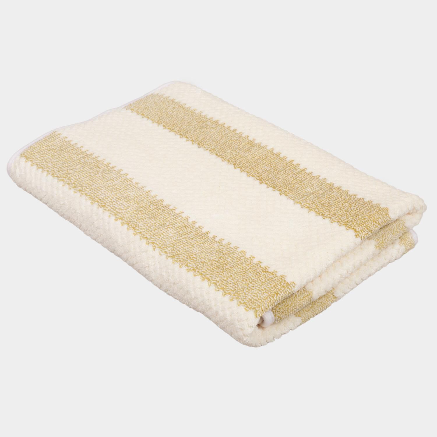 270 GSM Ivory Microfiber Bath Towel
