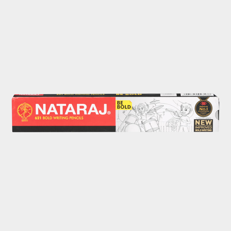 621 Red & Black Pencil (Pack of 10), , large image number null