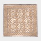 Beige Polyester Cushion Cover, , small image number null