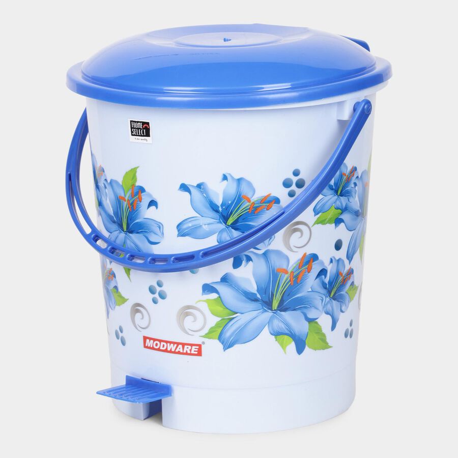 11 L Pedal Plastic Dust Bin, , large image number null