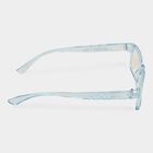 Men's Plastic Clear Glass Rectangle Sunglasses, , small image number null