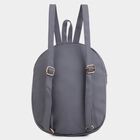 Women's Grey Polyurethane Backpack, , small image number null