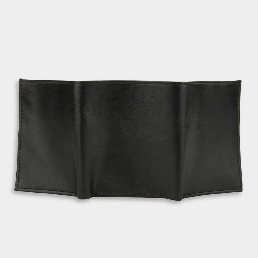 Men PU Black Wallet, , large image number null
