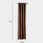7ft. Brown Microfiber Door Curtain, , small image number null