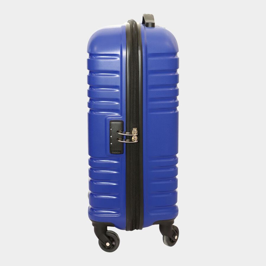 4-Wheel Blue PVC Matee Hard Case Trolley, Small, , large image number null