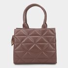 Women's Brown PU Handbag , , small