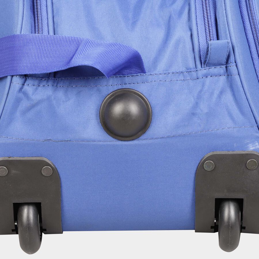 600 D Durable Fabric Duffle Trolley, Blue, 54 cm X 29 cm X 30 cm, , large image number null