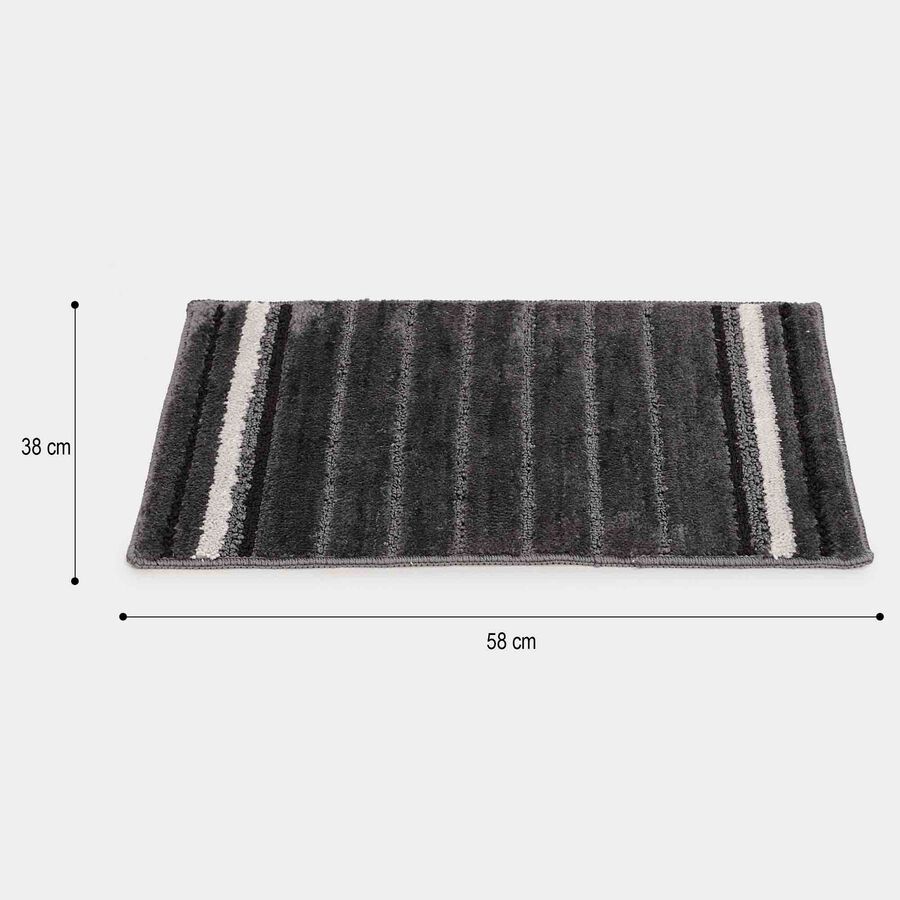 Anti-Skid Grey Polyester Door Mat, , large image number null