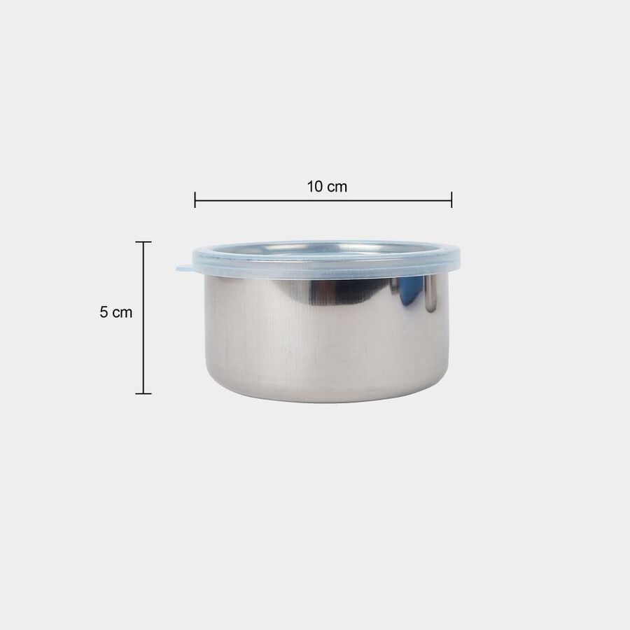 Steel Lunch Box, 2 Containers And Bag, , large image number null