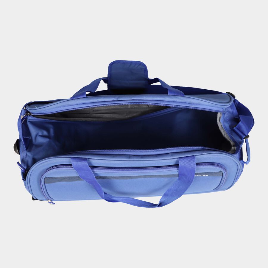 600 D Durable Fabric Duffle Trolley, Blue, 63 cm X 31.5 cm X 38 cm, , large image number null