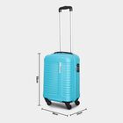 4-Wheel Light Blue Polypropylene Hard Case Trolley, Small + Medium + Large, , small image number null
