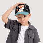 Kid's Black Fabric Cap, , small