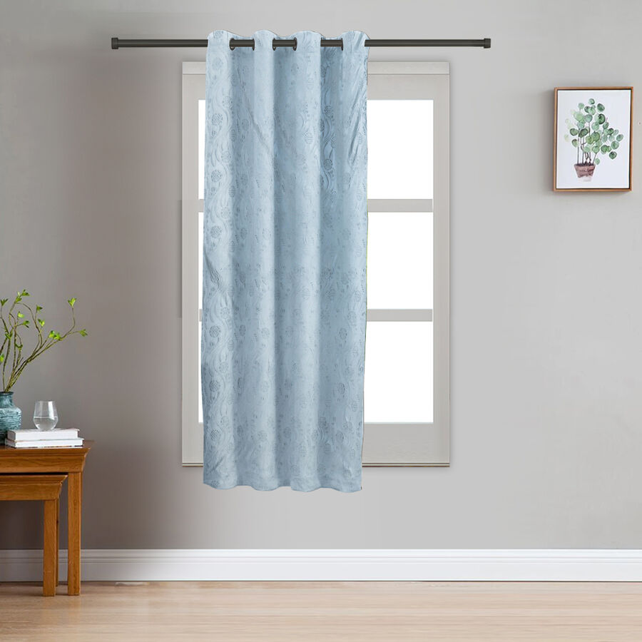 5ft. Light Blue Window Curtain, , large image number null