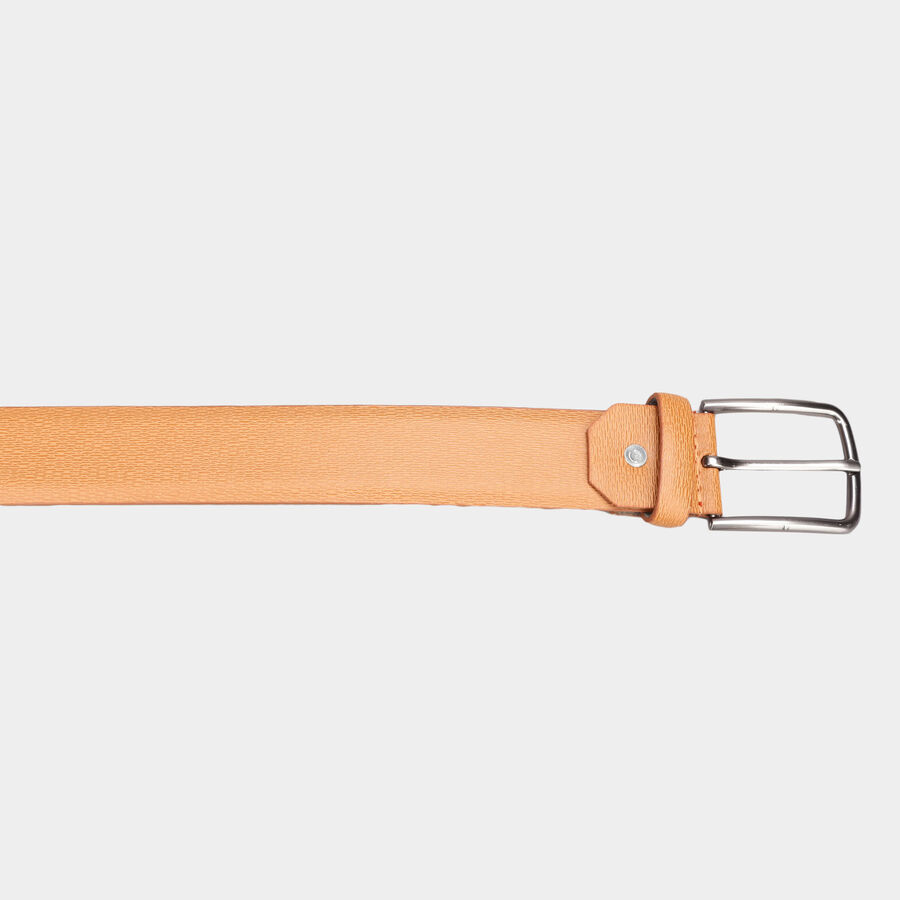 Men's Polyurethane Casual Belt, Size 36, Textured, , large image number null
