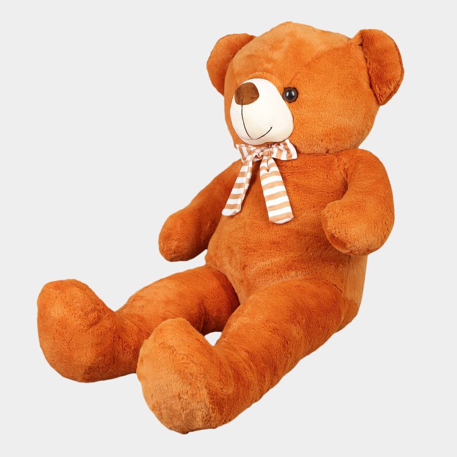 Brown Teddy Bear With Bow, , large image number null