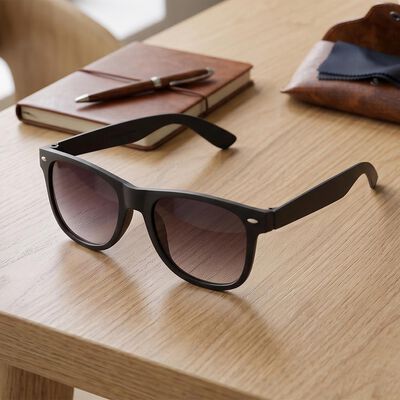 Men's Black Plastic Mens Sunglasses 