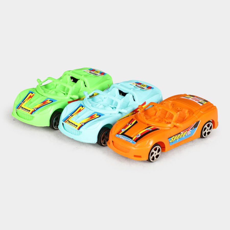 Pull Back Toy Car, Set of 3, , large image number null