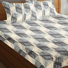 Green Cotton Double Bedsheet with Pillow Cover, , small