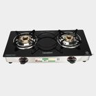 LP Gas Stove 2 Burner Glass Top, 1 star BEE rating, , small