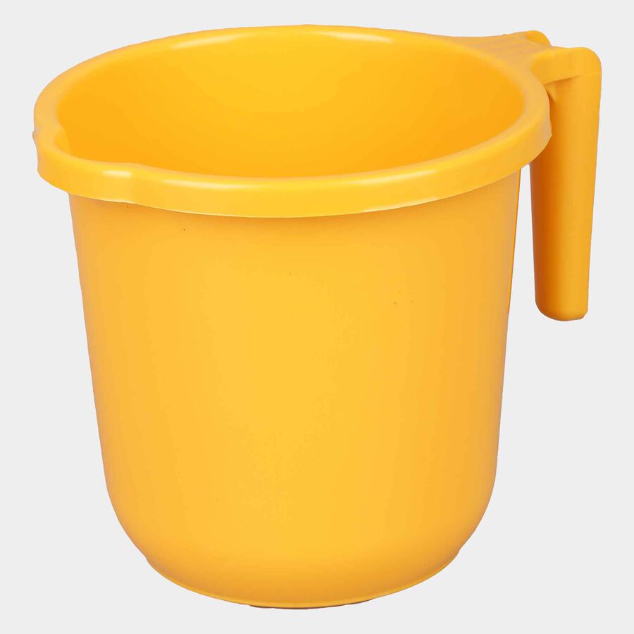 प्लास्टिक सादा नहाने का मग - 1L, , large image number null