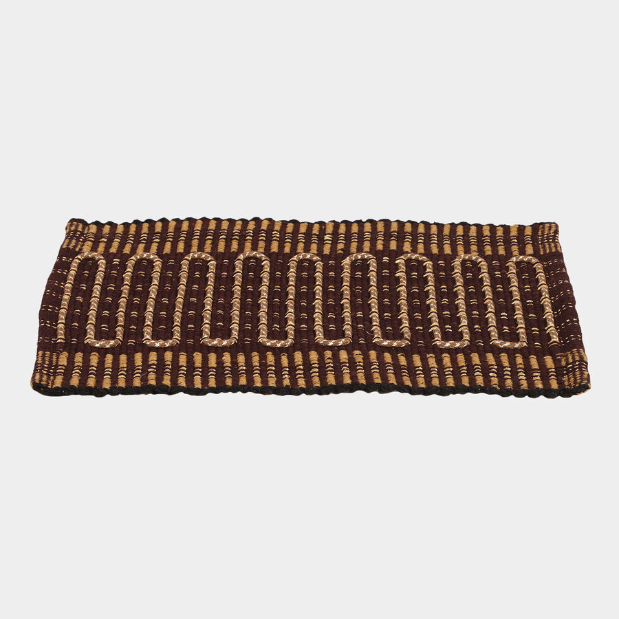 Brown Cotton Blend Rugs, , large image number null
