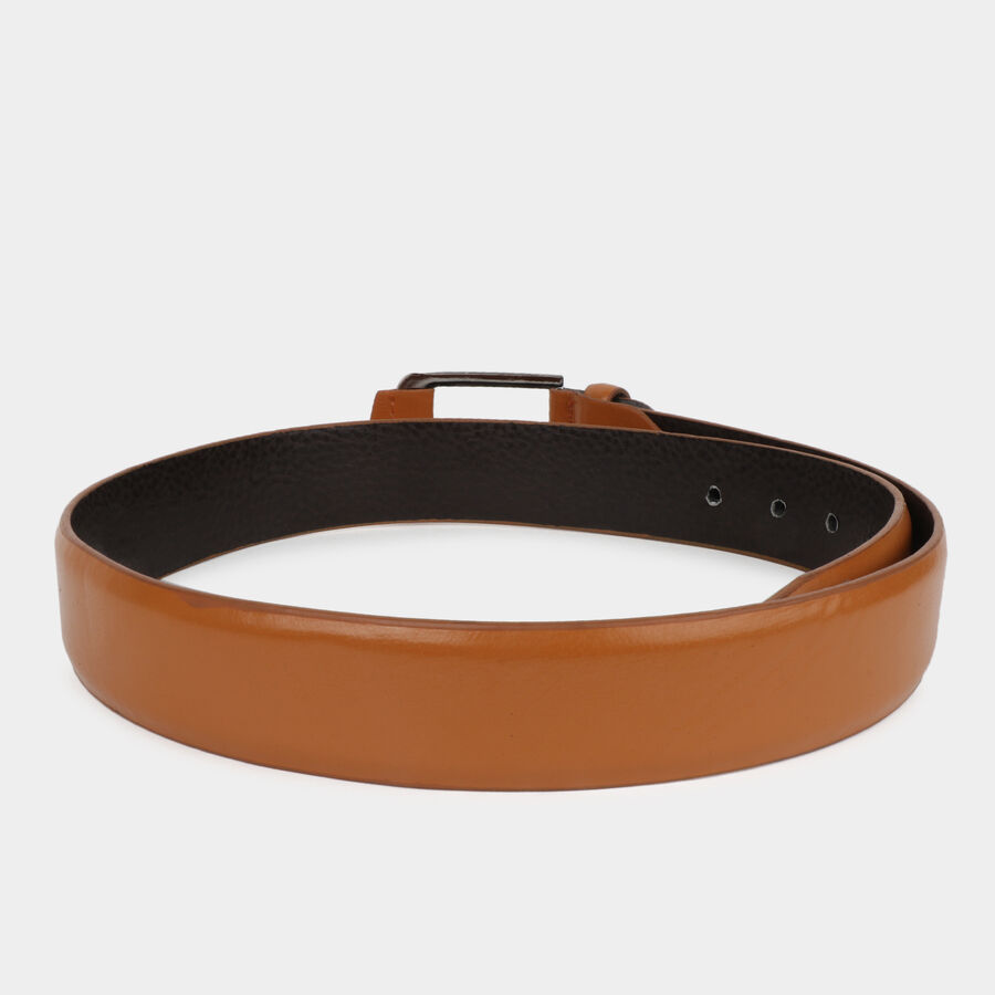 Men's Tan Polyurethane Casual Belt, , large image number null