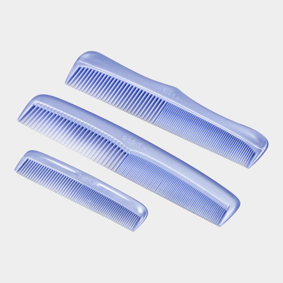 Plastic Hair Comb, Set of 3, , large image number null