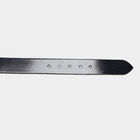 Men's Leather Casual Belt, Size 40, Smooth/Plain, , small image number null
