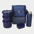 Stainless Steel Lunch Box With 3 Container + 1 Bottle , , small