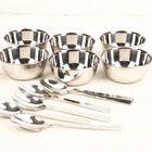 Steel Dinner Set 24 Pcs, , small image number null