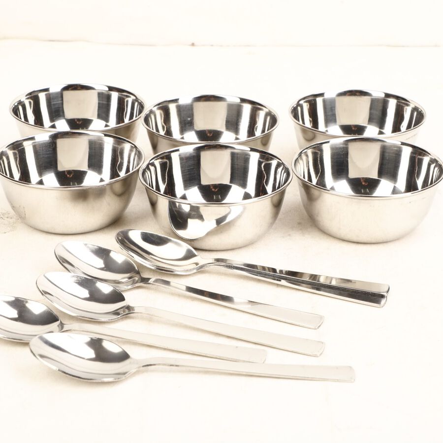 Steel Dinner Set 24 Pcs, , large image number null