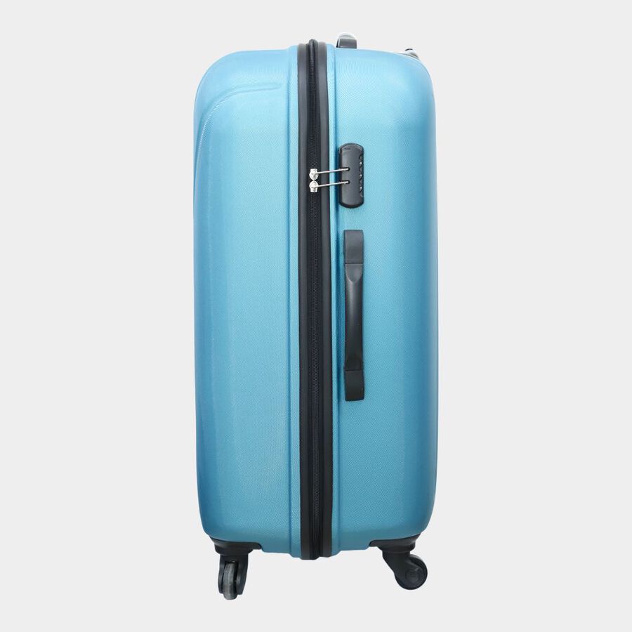 4-Wheel Blue PVC Matee Hard Case Trolley, Large, , large image number null