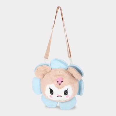 Flower Shape Sling Bag Kid's Beige Nylon/Polyester Bag 