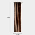 7ft. Brown Microfiber Door Curtain, , small image number null