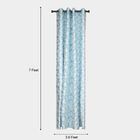 7ft. Dark Blue Microfiber Door Curtain, , small image number null