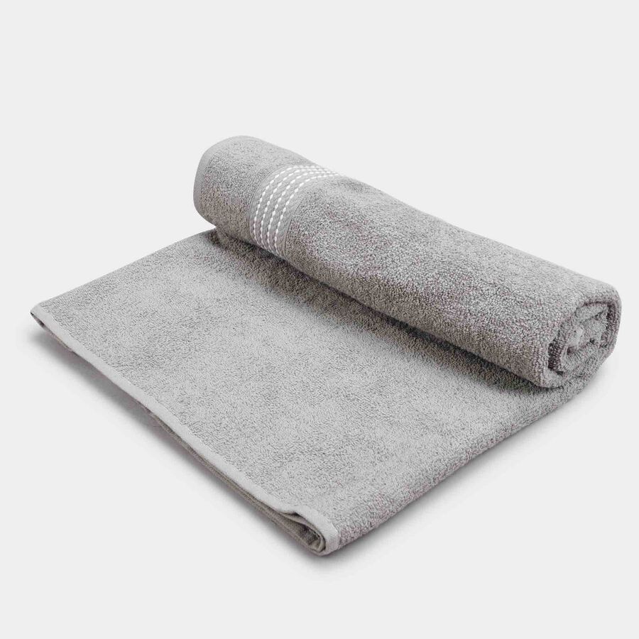380 GSM Grey Cotton Bath Towel, , large image number null