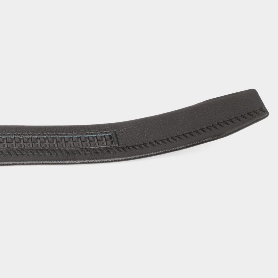 Men's Black Polyurethane Formal Belt, , large image number null