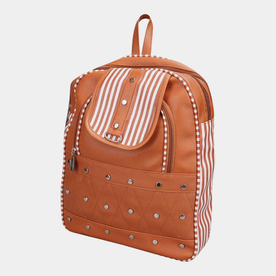 Women Tan Backpack, , large image number null