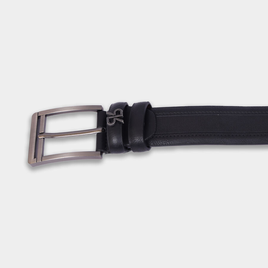 Men Casual Black Belt (40 in.), , large image number null