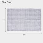 Blue Cotton Hexagonal Printed Single Bedsheet, , small